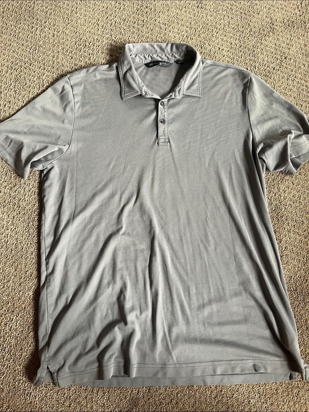 Travis Mathew Gray Polo Shirt